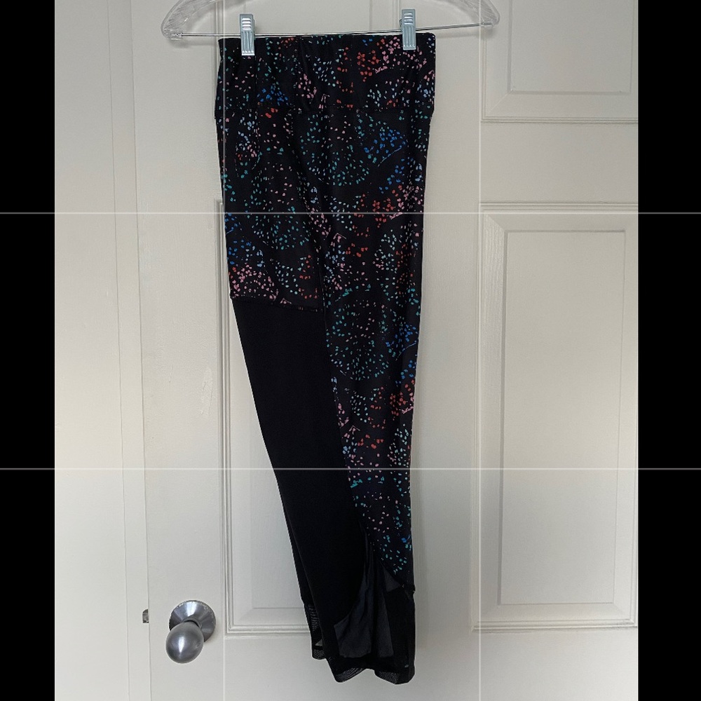 paint splatter print leggings